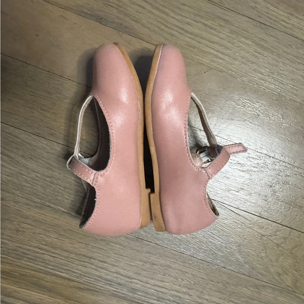 Zeebra Kids mauve pink toddler Mary Janes dressy shoes size 23